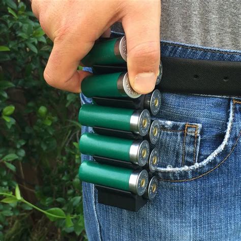 stainless steel shot shell box belt clip|12 Gauge 5 Round Shotgun Ammo Shot Shell Carrier Belt Clip black.